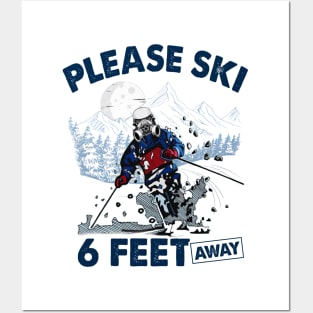 Please Ski Posters and Art